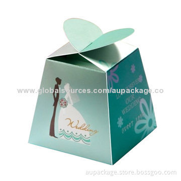 Gift Boxes, Made of Silver Foil Paper, UV Printing